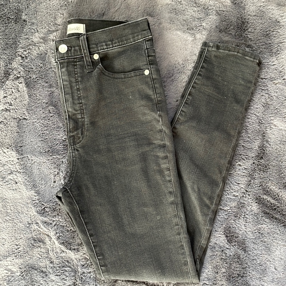 Madewell Black High-rise Skinny Jeans